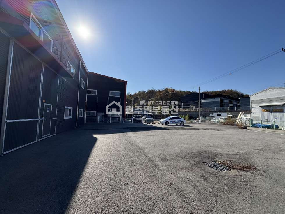 경기 오산시 서동 가장산단인접, 단독공장60P임대, 대형차진출입, 마당넓음, 오수직관, 월세 매물번호 10026 사진 9
