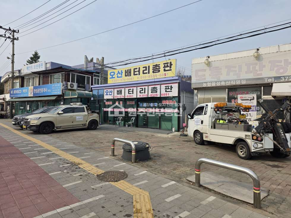 경기 오산시 청학동 2차선 인접 1층상가 21p임대, 공용주차장, 공실 월세 매물번호 10047 사진 7